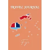 Travel Journal - Fiji - 50 Half Blank Pages -