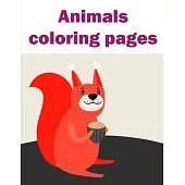 Animals Coloring Pages: Coloring pages, Chrismas Coloring Book for adults relaxation to Relief Stress