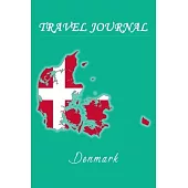 Travel Journal - Denmark - 50 Half Blank Pages -