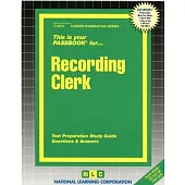 Recording Clerk: Passbooks Study Guide