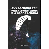 Notebook: I Love Paragliding Quote / Saying Art Design Paragliding Planner / Organizer / Lined Notebook (6