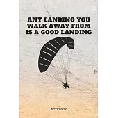 Notebook: I Love Paragliding Quote / Saying Art Design Paragliding Sports Planner / Organizer / Lined Notebook (6