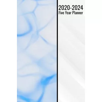 2020-2024 Five Year Planner: 2020-2024 Five Year Planning Blue Cloud Design Journal 60 Month Calendar Notebook Organizer Agenda Monthly Goals Event
