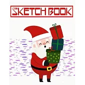 Sketch Book For Girls Christmas Gift Bags: Sketch Book Big Book Drawing Pad Sheet Size Wirebound - Artist - Drawing # Activity Size 8.5 X 11 Inch 110