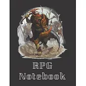 RPG Notebook: Dragonborn Dungeons & Dragons Edition - Mixed paper: Hexagon, Dot Graph, Dot Paper, Pitman: For role playi ng gamers: