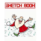 Sketch Book 100 Christmas Gift: Blank Doodle Draw Sketch Books - Crayon - Cute # Variety Size 8.5 X 11