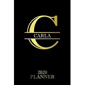 Carla: 2020 Planner - Personalised Name Organizer - Plan Days, Set Goals & Get Stuff Done (6x9, 175 Pages)