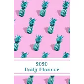 2020 Daily Planner: Pineapple; January 1, 2020 - December 31, 2020; 6 x 9