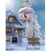 Sketch Book: Christmas Themed Notebook for Drawing, Writing, Painting, Sketching or Doodling, 120 Pages, 8.5 x 11