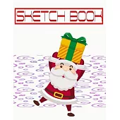 Sketch Book 100 Christmas Gift: Blank Doodle Draw Sketch Books - Crayon - Cute # Variety Size 8.5 X 11