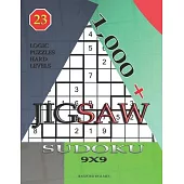 1,000 + sudoku jigsaw 9x9: Logic puzzles hard levels