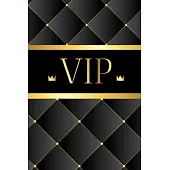 VIP: Address Book for Men, Women With Alphabet Index (Small Tabbed Address Book).