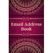 Email Address Book: Small Email Address Book with Bookmarks. A-Z Alphabetical Tabs