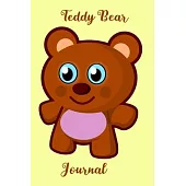 Teddy Bear Journal: Adorable lined journal for writing, gift for kids and adults