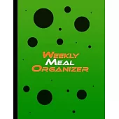 Weekly Meal Organizer: 55-weeks Journal: Daily Planner to Breakfast, Lunch, Dinner, Snacks, Weekly Meal Planner With Grocery List. Meal Plann