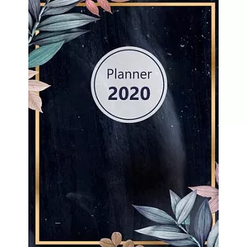 Planner 2020: Monthly and Weekly Planner. Week on 1 page. Start your week with weekly Focus, Tasks, To-Dos. Monday start week. 11.0＂
