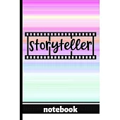 Storyteller - Notebook: Blank Lined Notepad for Photographers - 35 MM Film Colorful Cover Design - Great For Those Who Love Photography