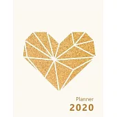 Planner 2020: Monthly and Weekly Planner. Week on 1 page. Start your week with weekly Focus, Tasks, To-Dos. Monday start week. 11.0