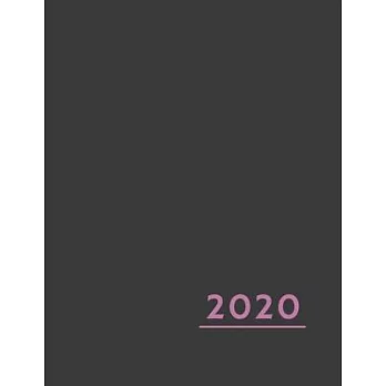 2020 Planner Weekly: Dec 29, 2019 to Jan 2, 2021: Weekly Planner with Calendar Views and Nice Gray Cover
