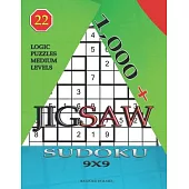 1,000 + sudoku jigsaw 9x9: Logic puzzles medium levels