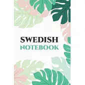 Swedish Notebook: Blank Lined Notebook For Swedish Language Students