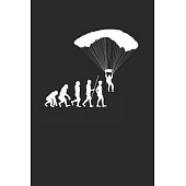 Paragliding Evolution: Paragliding Notebook, Dotted Bullet (6