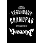 Legendary Godsons are born in January: Blank Lined Profession / Hobby Journal Notebooks Diary as Appreciation, Birthday, Welcome, Farewell, Thank You,