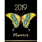 2019 Planner: Calendar Schedule + Organizer - Check List - Notes - January 2019 through December 2019