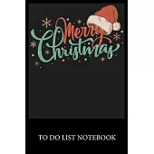 Merry Chistmas: To Do List & Dot Grid Matrix Journal Checklist Paper Daily Work Task Checklist Planner School Home Office Time Managem