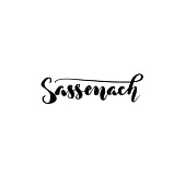 Sassenach: 6X9 Dot Grid Journal, Pretty Bullet Journal and Notebook, 110 Pages- Cute and Simple on White for fans of Outlander