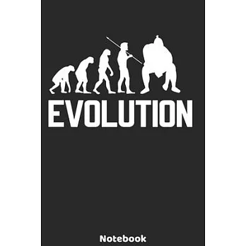 博客來-Evolution Notebook: Sumo Evolution Design - 120 ruled Pages 6’’x9 ...