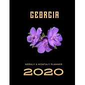 2020 Weekly & Monthly Planner: Georgia...This Beautiful Planner is for You-Reach Your Goals / Journal for Women & Teen Girls / Dreams Tracker & Goals