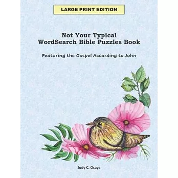 Not Your Typical WordSearch Bible Puzzles Book: Featuring the Gospel According to John