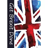 Get Brexit Done: UNION JACK NOTEBOOK, Conservative inspired, Great British notebook