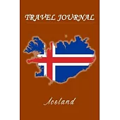 Travel Journal - Iceland - 50 Half Blank Pages -