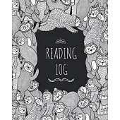 Reading Log: Perfect Gifts For Book Lovers / Reading Journal / Reading Notebook Spacious Record Pages For Sloth Lovers, Softback, L