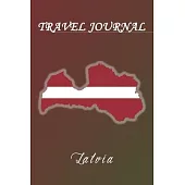 Travel Journal - Latvia - 50 Half Blank Pages -