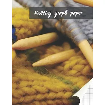 Knitting Graph Paper: A KNITTER´S PATTERN JOURNAL - 4:5 RATIO (40 stitches = 50 rows) - LARGE DESIGN LOG BOOK - RECTANGULAR PATTERN GRID TO