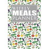 Meal Planner: Plan Meals Weekly (52 Week Food Planner / Diary /Journal ): Meal Prep And Planning Grocery Shopping List