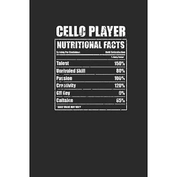 Cello Player: Cellos Notebook, Dotted Bullet (6 x 9 - 120 pages) Musical Instruments Themed Notebook for Daily Journal, Diary, and G