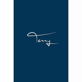 Terry: notebook with the name on the cover, notebook for notes, Journaling