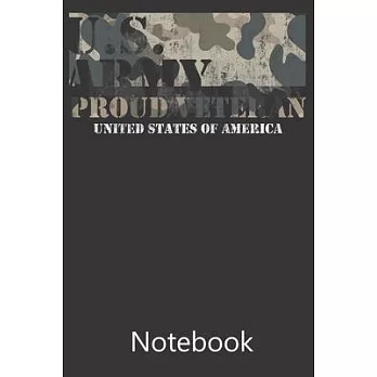 博客來-U.S.Army Proud Veteran United States of American: Blank Lined ...