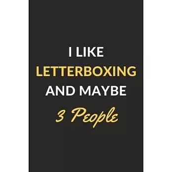 博客來-I Like Letterboxing And Maybe 3 People: Letterboxing Journal ...