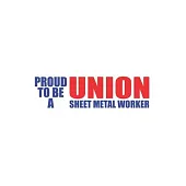 Proud to Be a Union Sheet Metal Worker: 6x9 inch - lined - ruled paper - notebook - notes