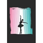 Notizbuch: Ballett Ballerina Notizheft liniert A5 I Journal tanzen Gymnastik I Tagebuch klassischer Tanz I Notizbuch als Geschenk