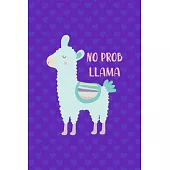 No Prob Llama: Notebook Journal Composition Blank Lined Diary Notepad 120 Pages Paperback Purple Hearts Llama