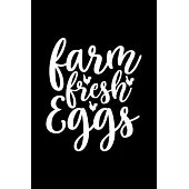 Farm Fresh Eggs: 100 Pages 6’’’’ x 9’’’’ Recipe Log Book Tracker - Best Gift For Cooking Lover