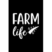Farm Life: 100 Pages 6’’’’ x 9’’’’ Recipe Log Book Tracker - Best Gift For Cooking Lover