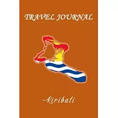 Travel Journal - Kiribati - 50 Half Blank Pages -