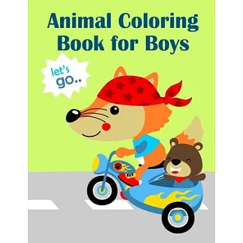 Animal Coloring Book For Boys: Funny Image age 2-5, special Christmas design